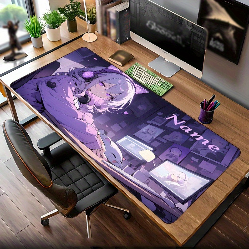 Gaming Keyboard Name - سجادة مكتب ألعاب قابلة للتخصيص بتصميم