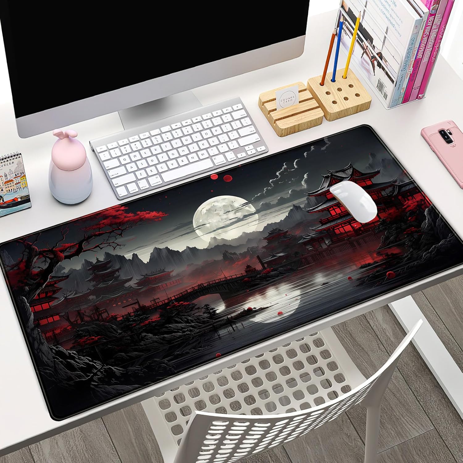 حصيرة مكتب يابانية على جانب Ri - مراجعة Gaming Keyboard And Mouse Pad وسعره