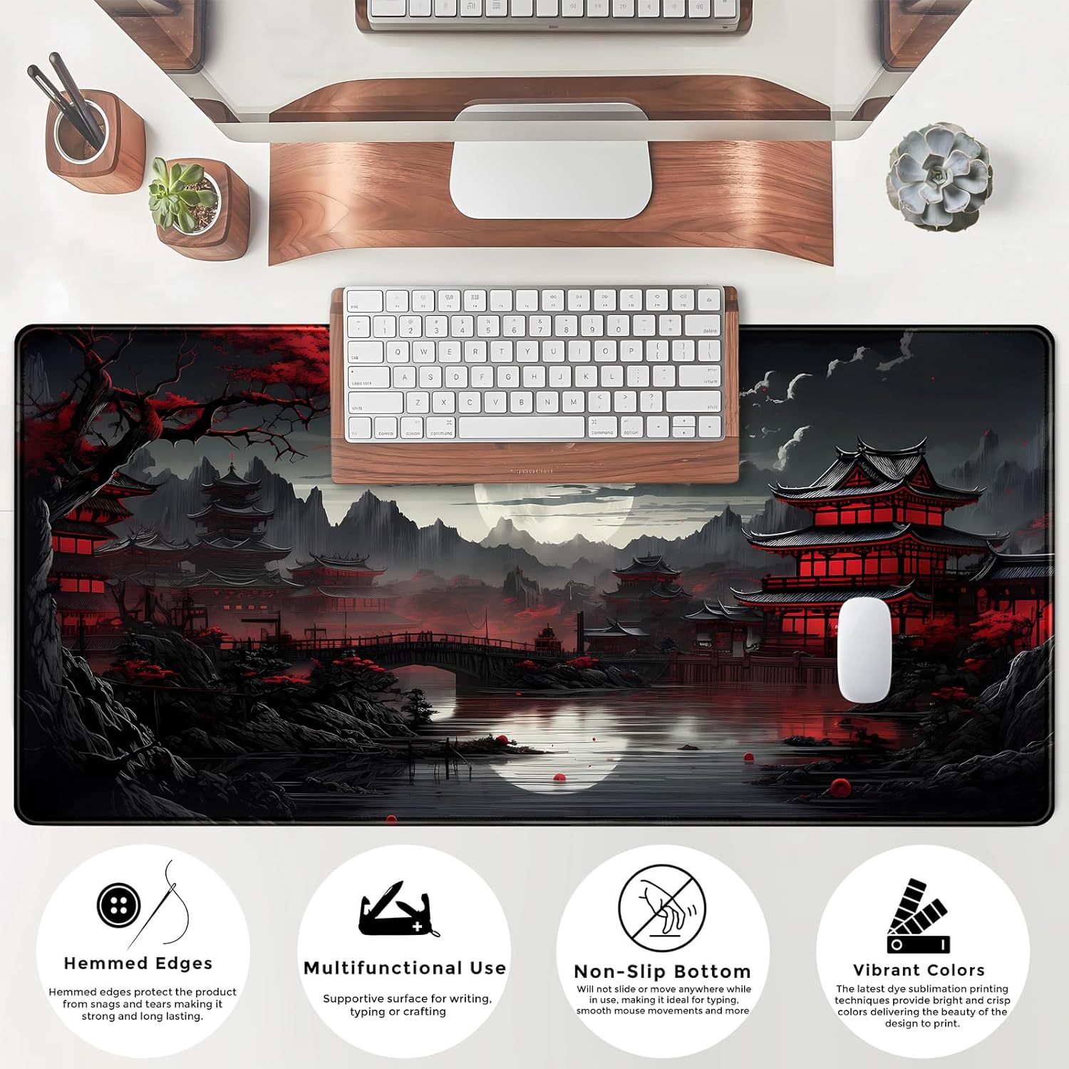 حصيرة مكتب يابانية على جانب Ri - مراجعة Gaming Keyboard And Mouse Pad وسعره