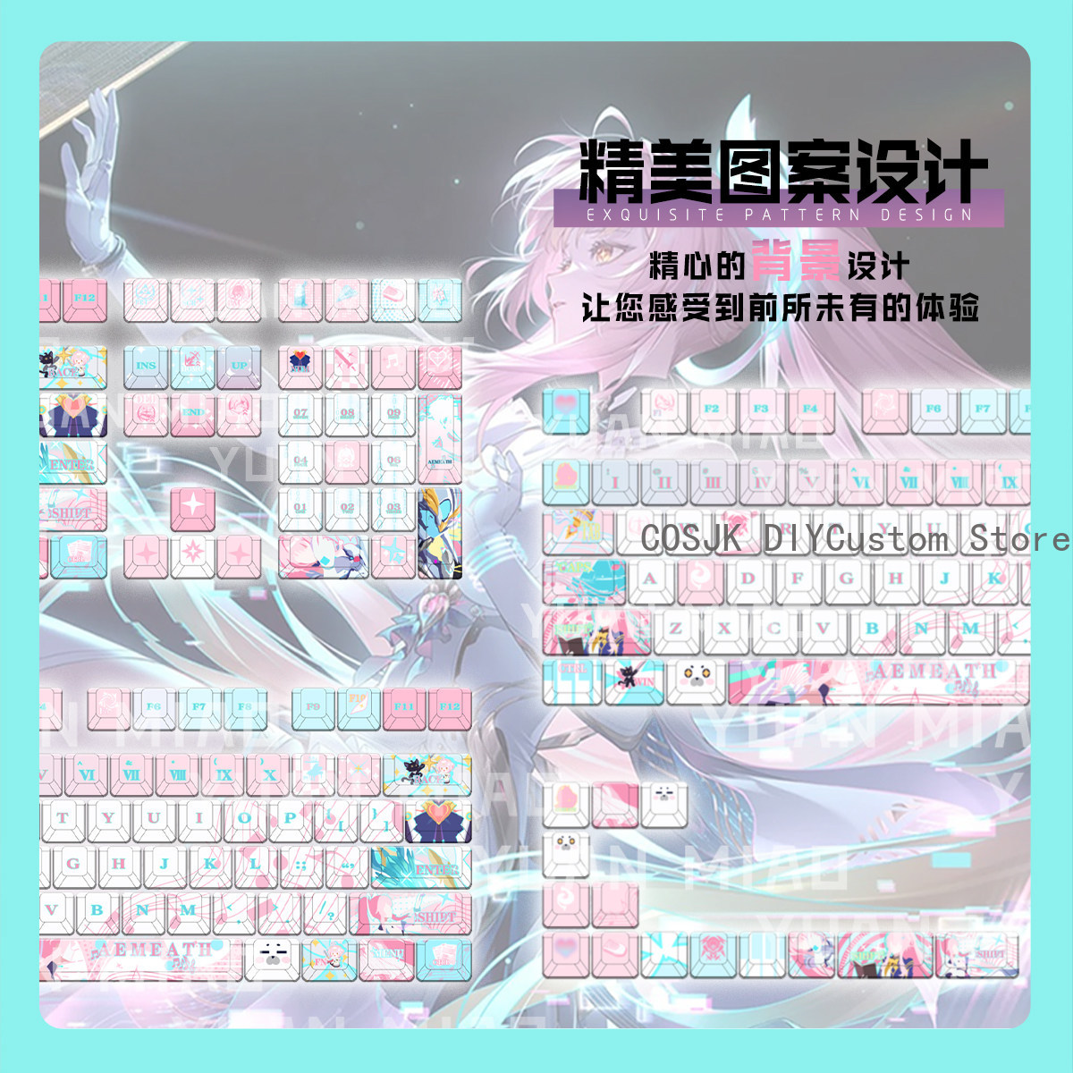 122 مفتاحًا بتصميم أنمي Wuther - مراجعة Gaming Keyboard Top وسعره