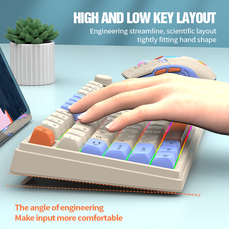 مجموعة لوحة مفاتيح وماوس لاسلك - مراجعة Gaming Keyboard Ergonomics وسعره