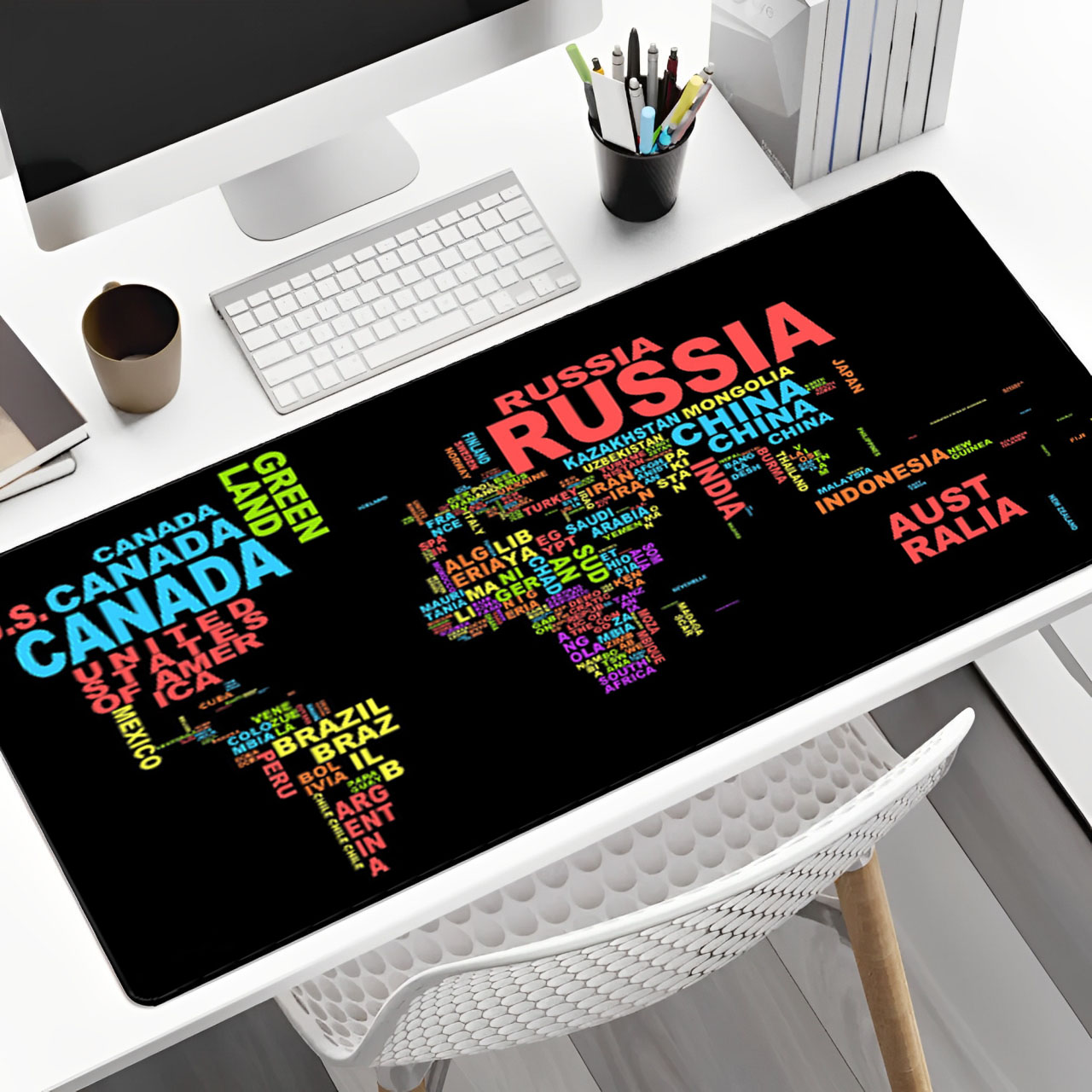 لوحة ماوس مطاطية للألعاب والمك - مراجعة Gaming Keyboard Name وسعره