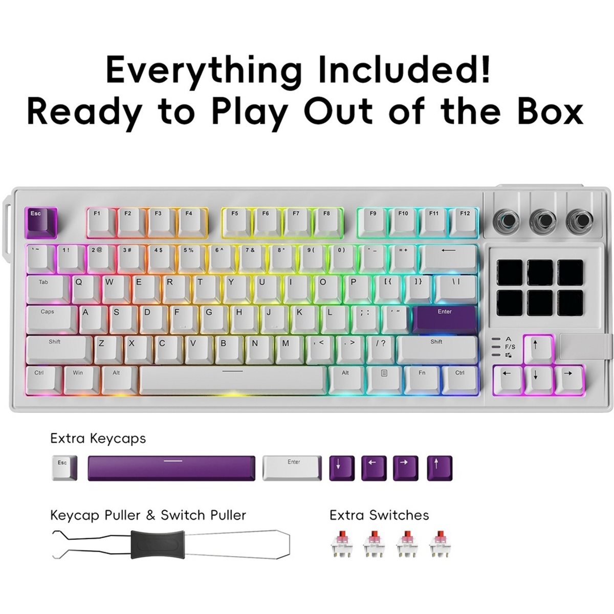 تحديث. لوحة مفاتيح ميكانيكية م - مراجعة Gaming Keyboard Ergonomic وسعره