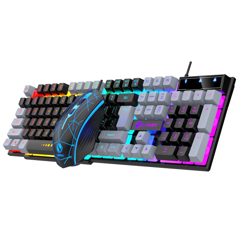 طقم سلكي Usb طقم ميكانيكي مضيء - مراجعة Gaming Keyboard Extension وسعره