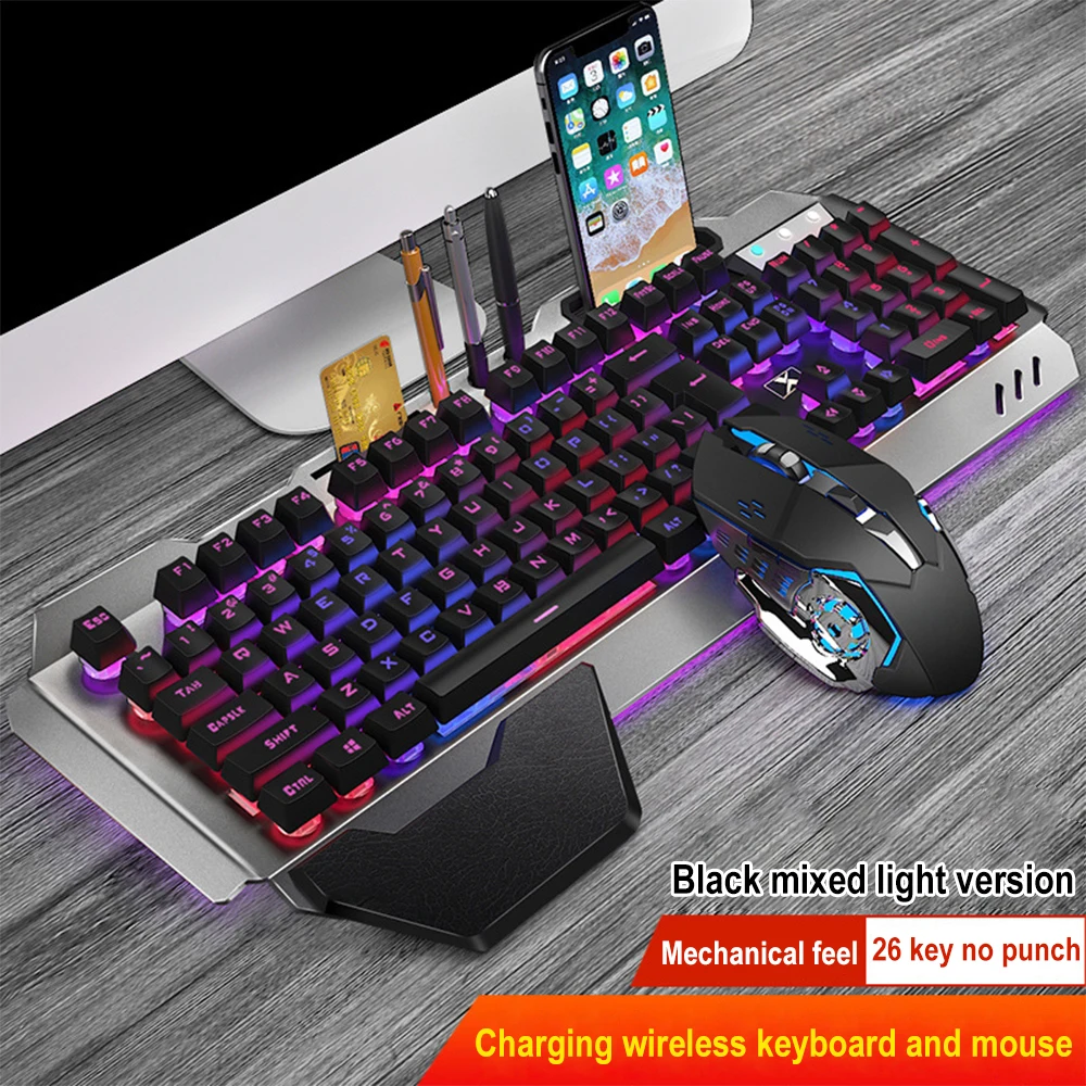 K680 لوحة مفاتيح وماوس لاسلكي  - مراجعة Gaming Keyboard Mini وسعره