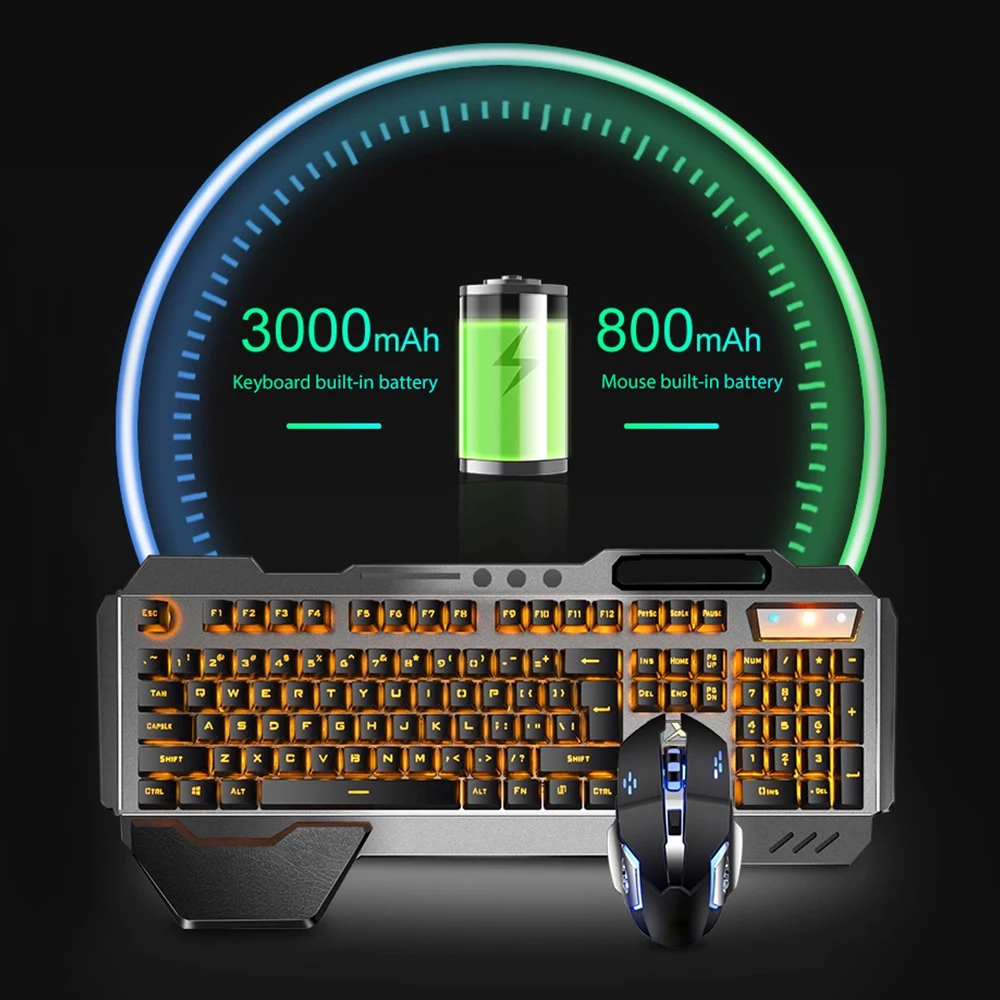 K680 لوحة مفاتيح وماوس لاسلكي  - مراجعة Gaming Keyboard Mini وسعره