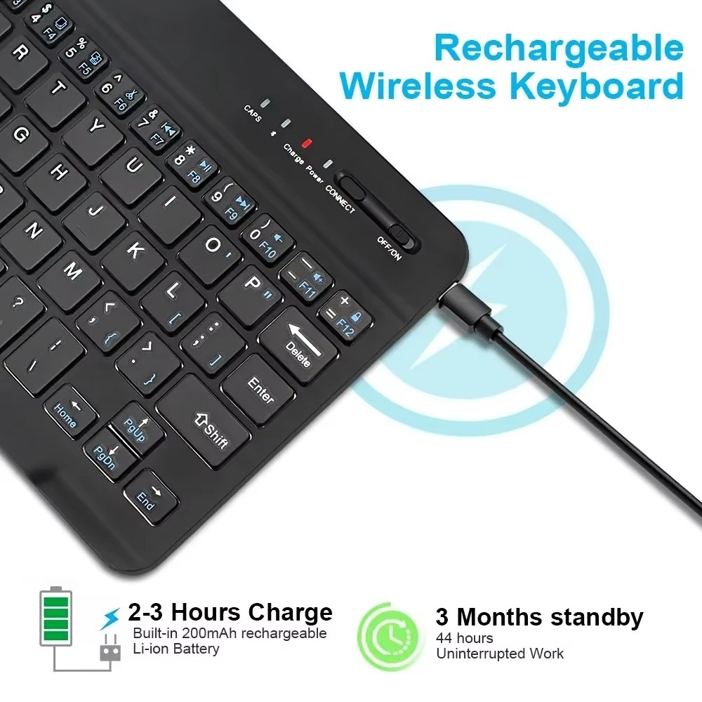 لوحة مفاتيح بلوتوث 5.0 لاسلكية - مراجعة Gaming Keyboard Mini وسعره