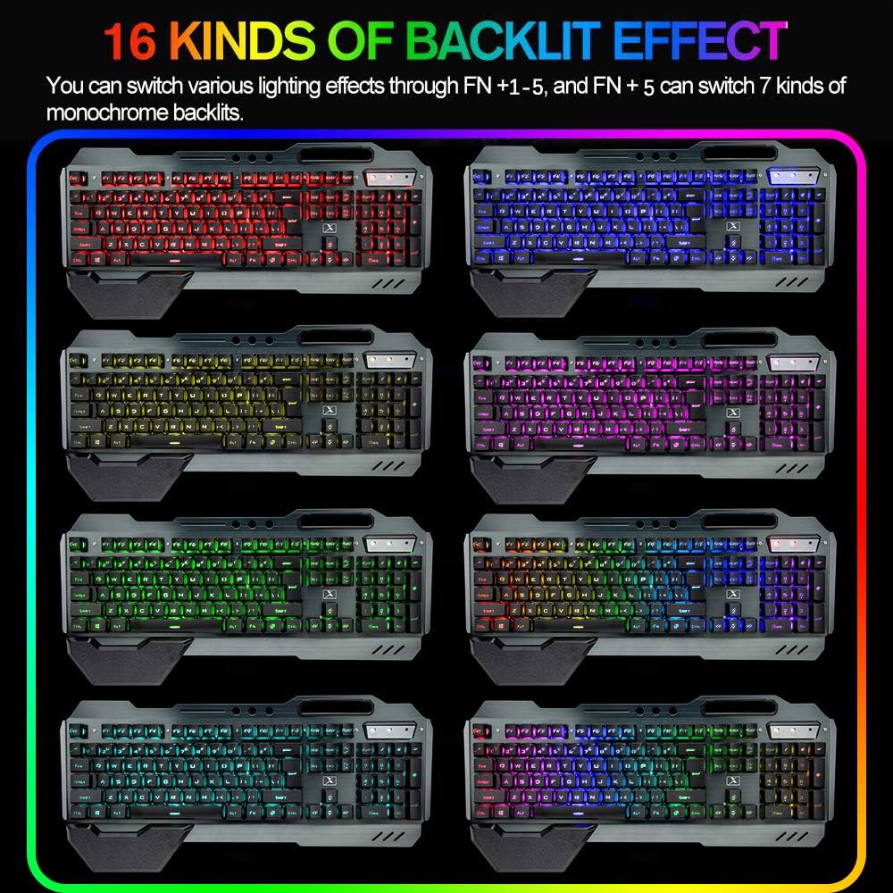 مجموعة لوحة مفاتيح وماوس لاسلك - مراجعة Gaming Keyboard Ergonomic وسعره