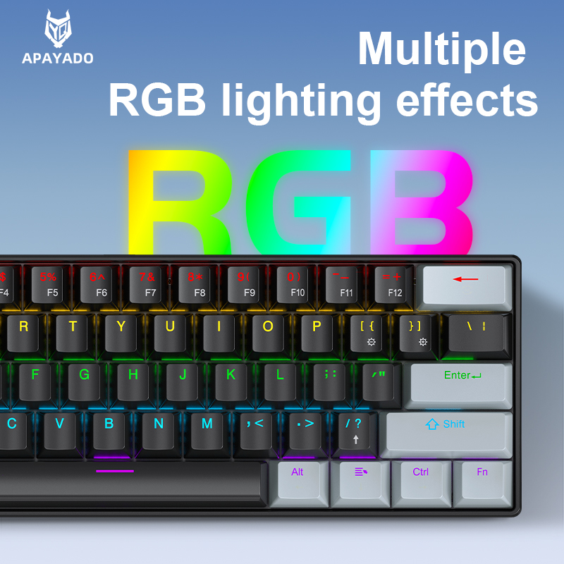 لوحة مفاتيح ميكانيكية صغيرة من - مراجعة Gaming Keyboard Mini Mechanical وسعره