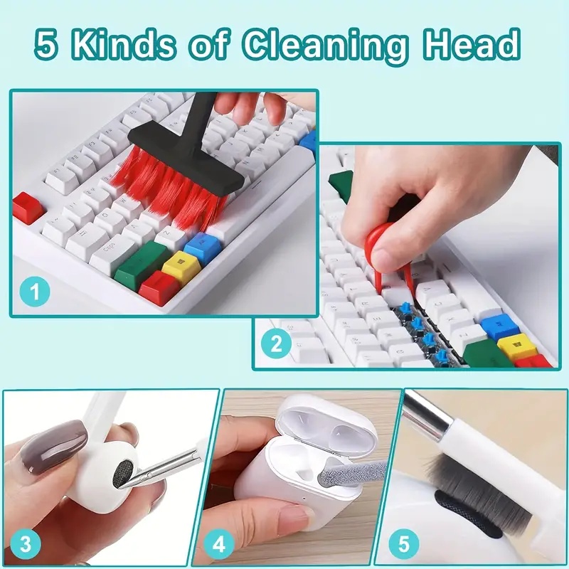 طقم فرشاة تنظيف لوحة مفاتيح ال - مراجعة Keycap Puller Ring وسعره