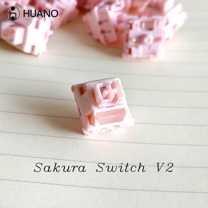 HUANO Sakura V2 Switch 5-Pins  - مراجعة Gaming Keyboard Mini Mechanical وسعره