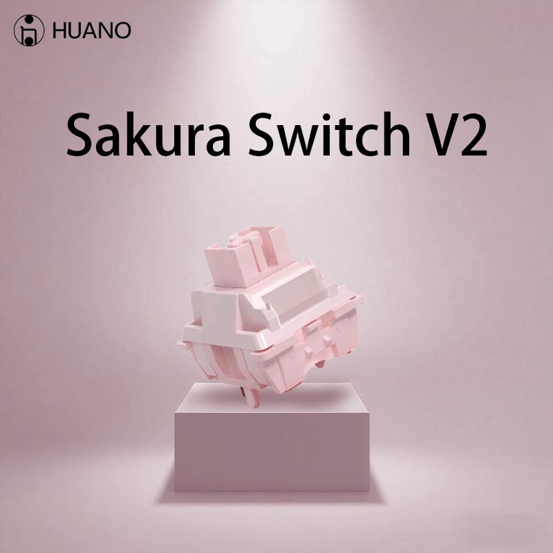 HUANO Sakura V2 Switch 5-Pins  - مراجعة Gaming Keyboard Mini Mechanical وسعره