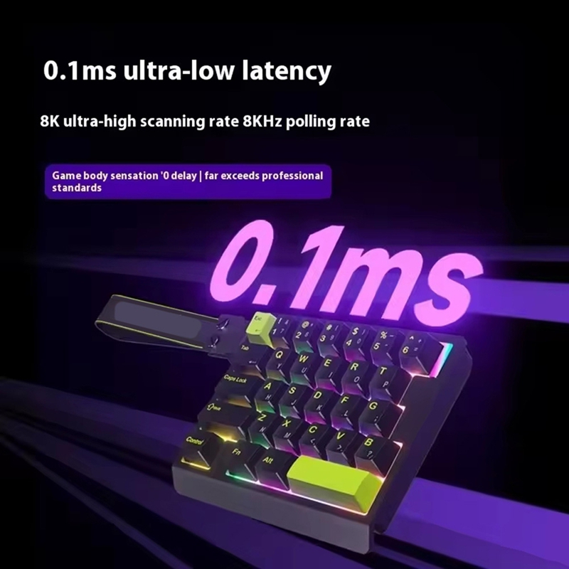 لوحة مفاتيح ميكانيكية بمفتاح م - مراجعة Gaming Keyboard Hand وسعره