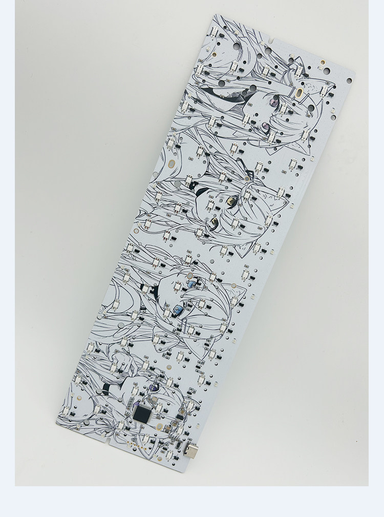 لوحة مفاتيح هول إفكت PCB ملونة - مراجعة Hot Swap Pcb وسعره