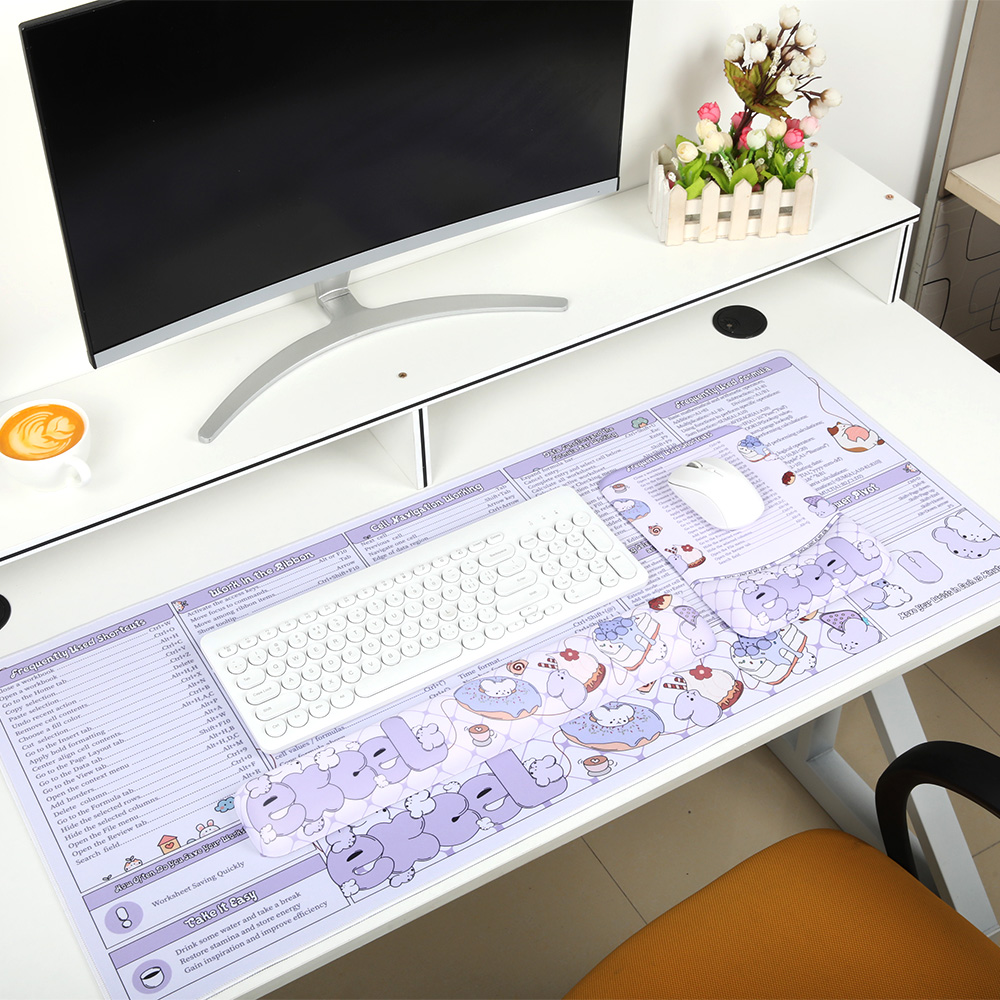 طقم لوحة ماوس للألعاب مع مسند  - مراجعة Gaming Keyboard Mouse Set وسعره