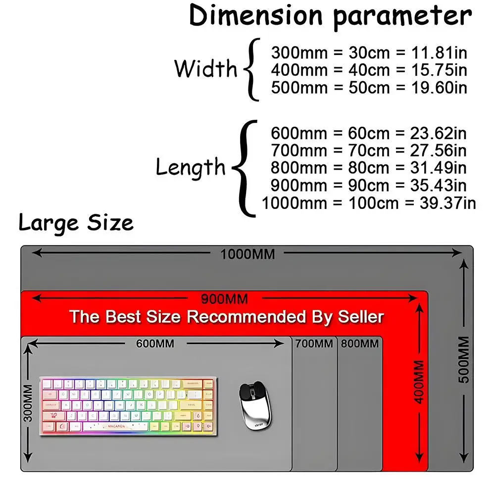 لوحة ماوس كبيرة للألعاب بتصميم - مراجعة Gaming Keyboard Name وسعره