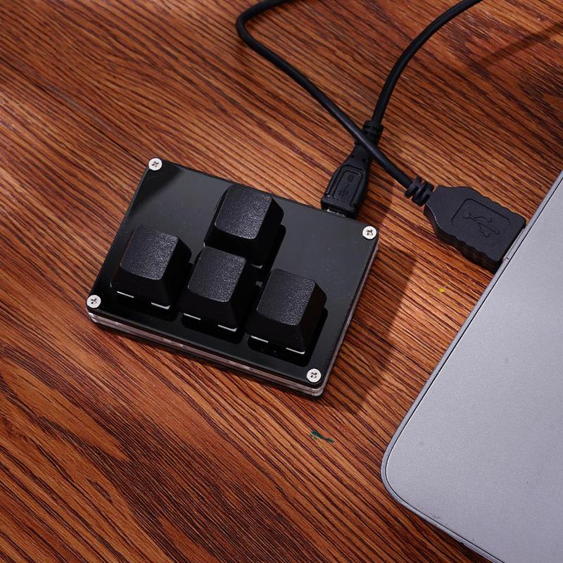 4 مفاتيح صغيرة لوحة المفاتيح ا - مراجعة Gaming Keyboard Mini Mechanical وسعره