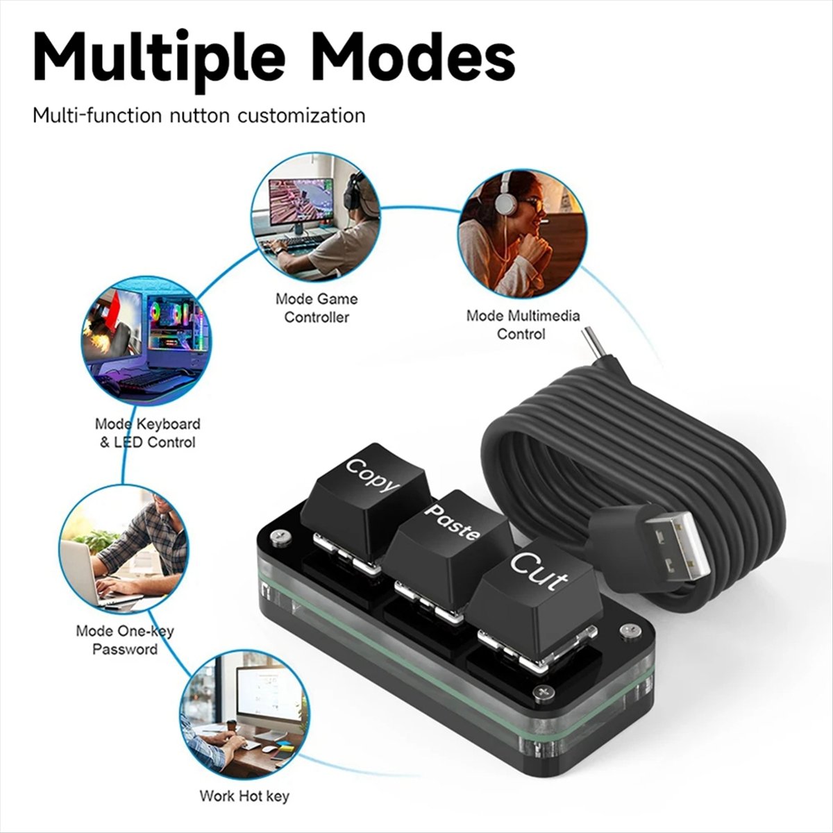 لوحة مفاتيح صغيرة للبرمجة الما - مراجعة Gaming Keyboard Mini وسعره