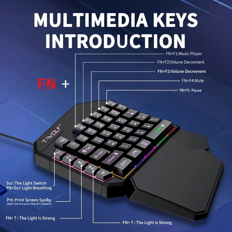 محول ألعاب محمول 2 في 1 من Foc - مراجعة Gaming Keyboard And Mouse Mobile وسعره