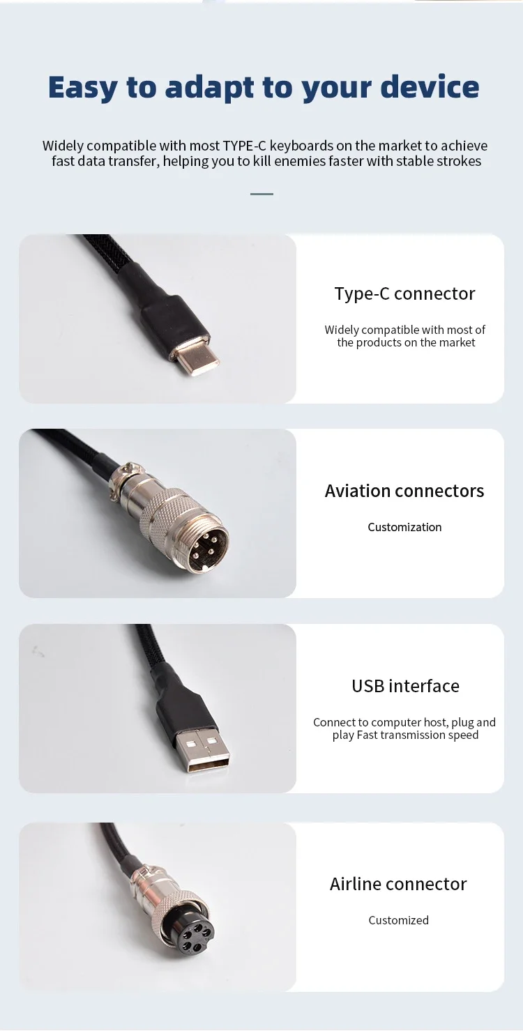 كابل USB من نوع C، كابل ملتف ل - مراجعة Gaming Keyboard Extension وسعره