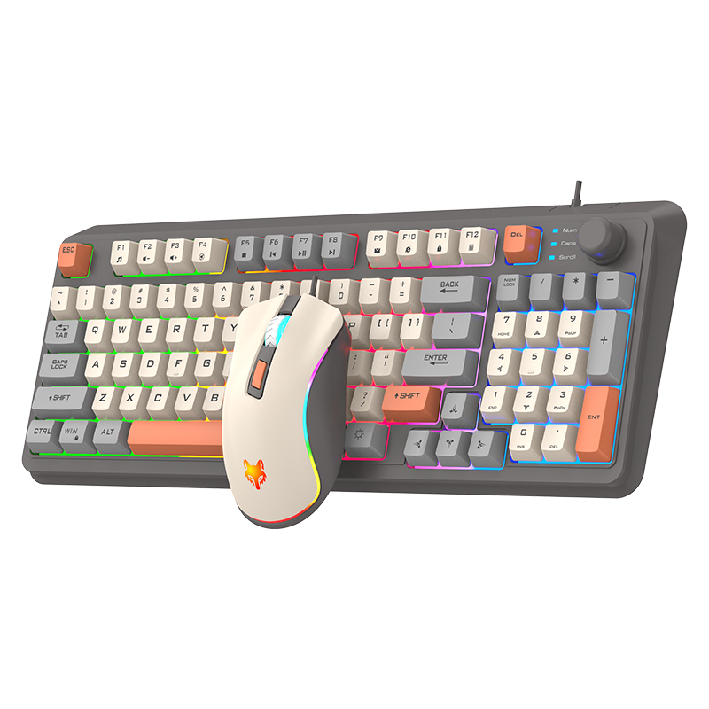 K820 USB السلكية لعبة لوحة الم - مراجعة Gaming Keyboard And Mouse Combo وسعره