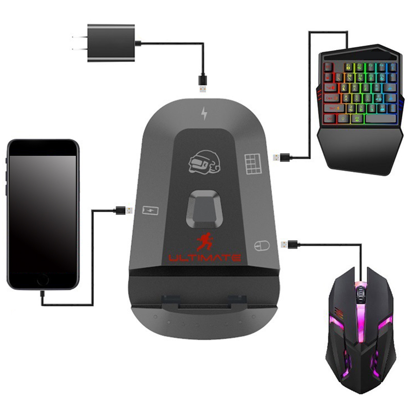 B03B-PUBG وحدة تحكم غمبد المحم - مراجعة Gaming Keyboard And Mouse Mobile وسعره