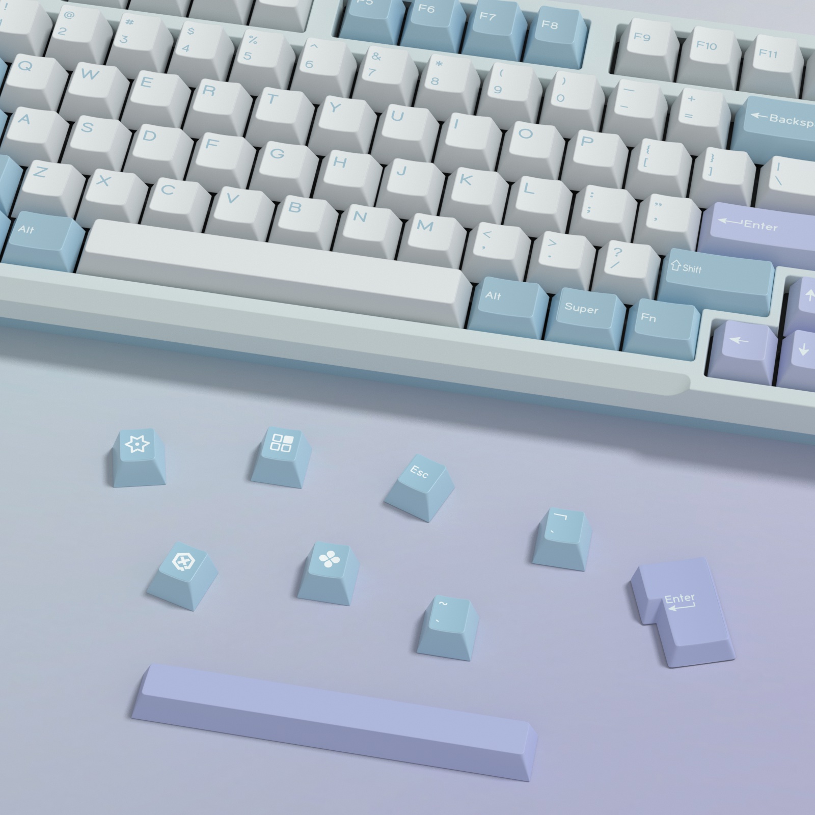 KBDiy GMK الوهم Keycap الكرز ا - مراجعة Gaming Keyboard Extension وسعره