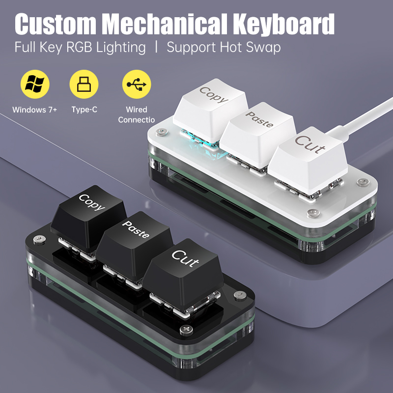 لوحة مفاتيح صغيرة بثلاثة أزرار - مراجعة Gaming Keyboard Mini وسعره