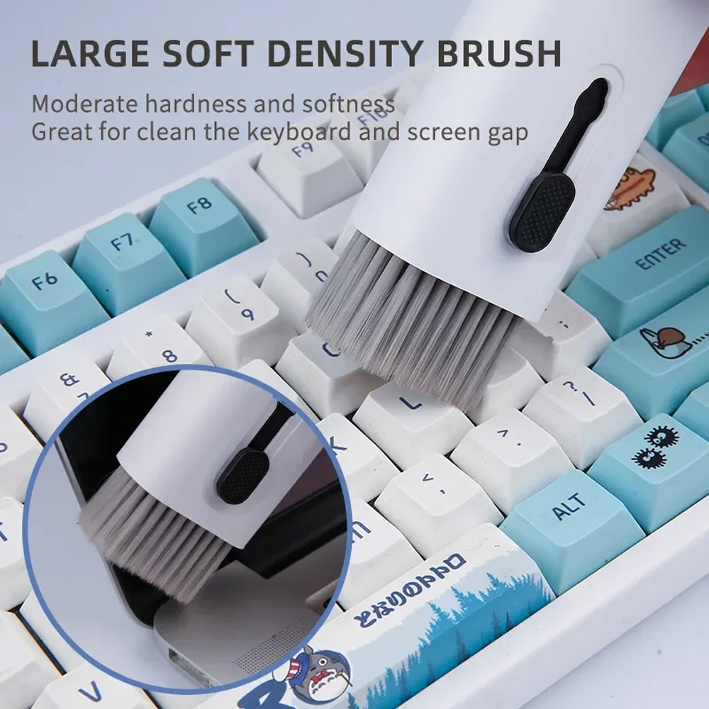 طقم تنظيف لوحة المفاتيح 7 في 1 - مراجعة Keycap Puller Ring وسعره
