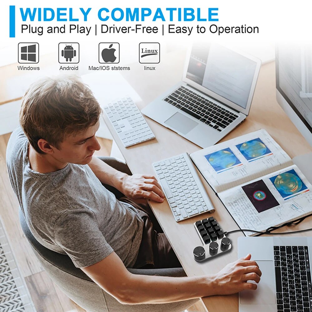 لوحة مفاتيح مخصصة لبرمجة البلو - مراجعة Gaming Keyboard Mini Mechanical وسعره