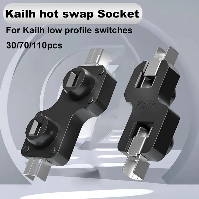 10/30/70/110 قطعة Kailh الساخن - مراجعة Hot Swap Pcb وسعره
