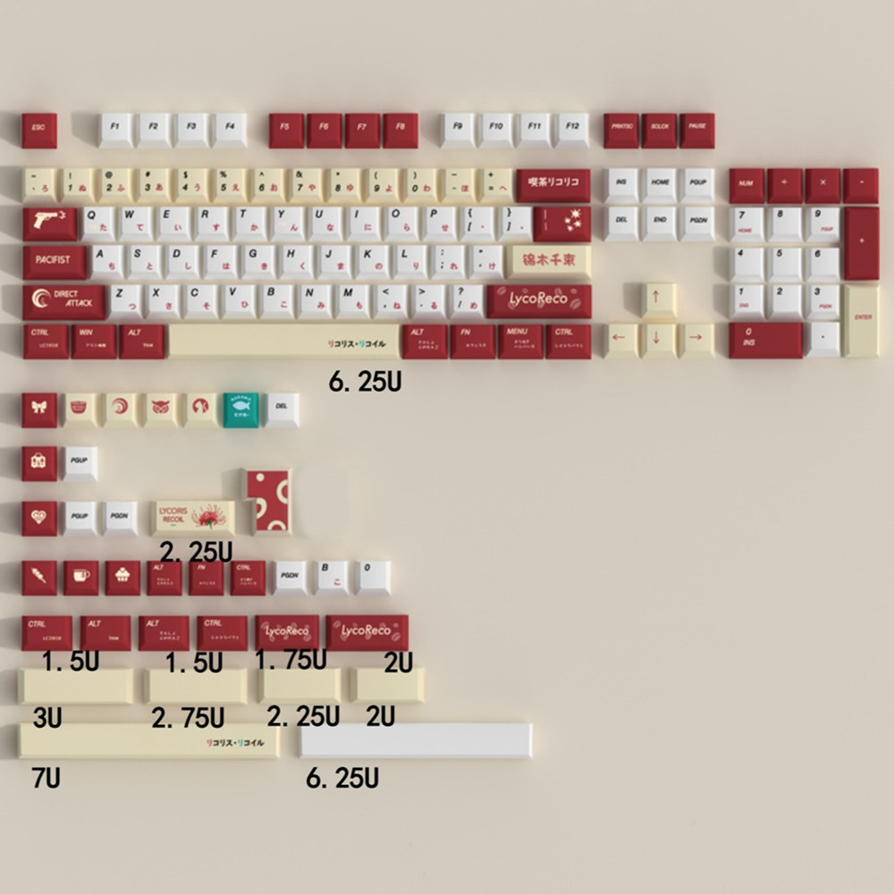 أغطية مفاتيح PBT من Lycoris Re - مراجعة Gaming Keyboard Ergonomic وسعره
